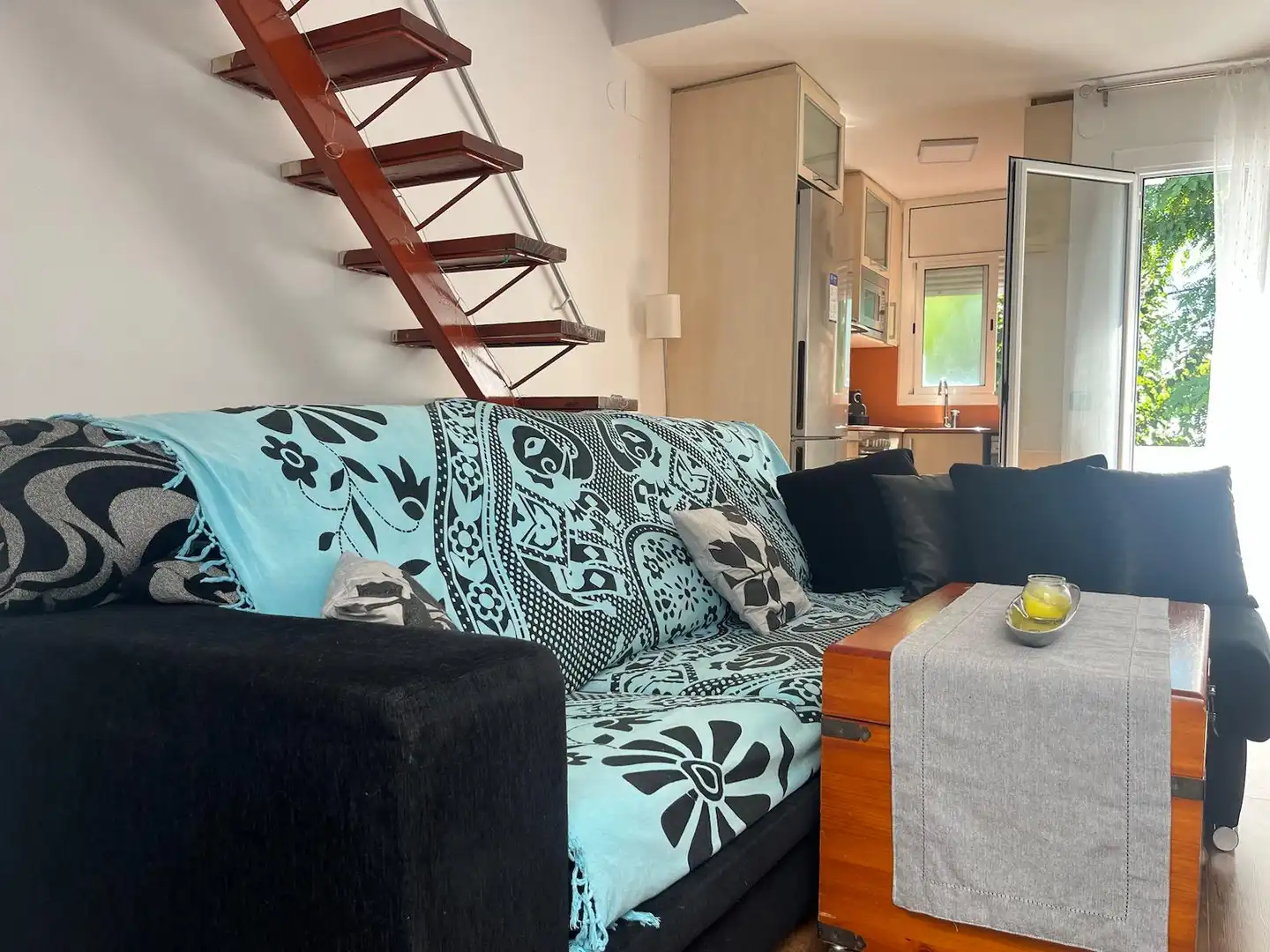 Sala de estar de Dúplex en venta en Sitges con Aire acondicionado, Calefacción y Terraza