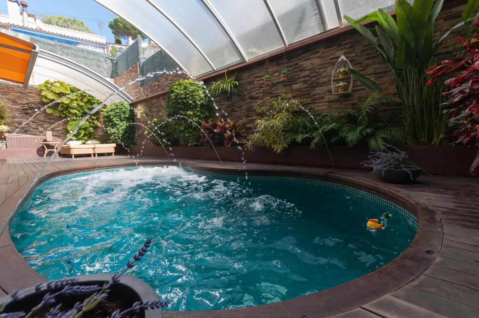 Piscina de Casa o xalet en venda en Roses amb Calefacció, Terrassa i Piscina