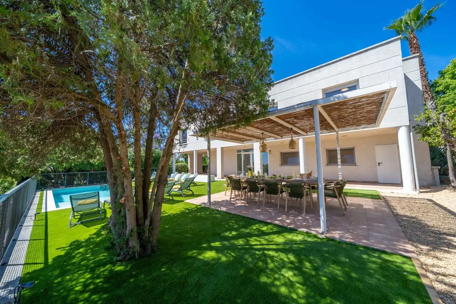 Terraza de Casa o chalet de alquiler en Blanes con Aire acondicionado, Calefacción y Jardín privado