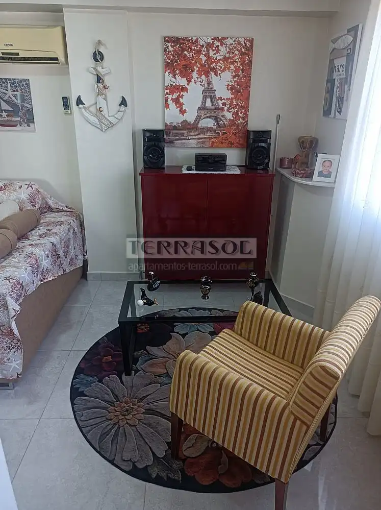 Sala de estar de Apartamento en venta en Vélez-Málaga con Aire acondicionado, Calefacción y Jardín privado
