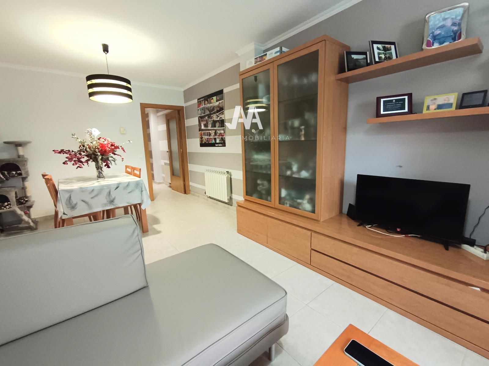 Sala de estar de Piso en venta en Piera con Calefacción, Terraza y Amueblado
