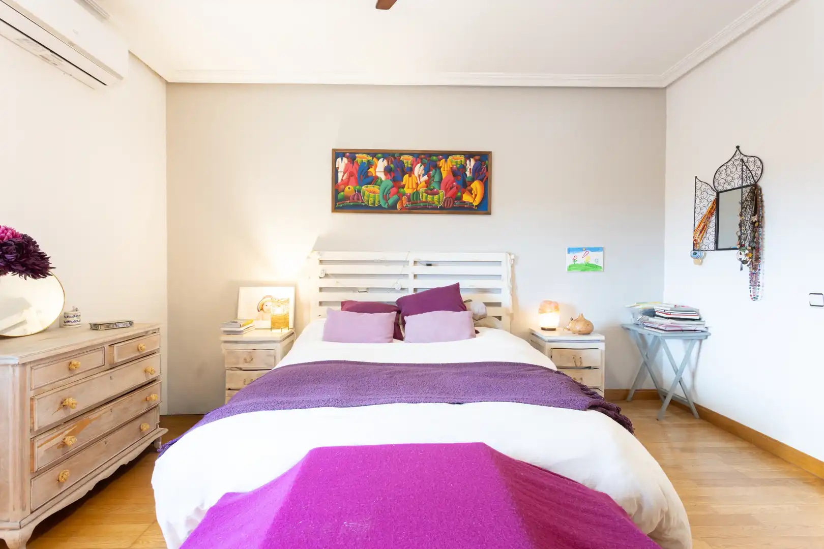 Bedroom of Houses for sale in Villanueva de la Cañada  with Air Conditioner, Heating and Private garden