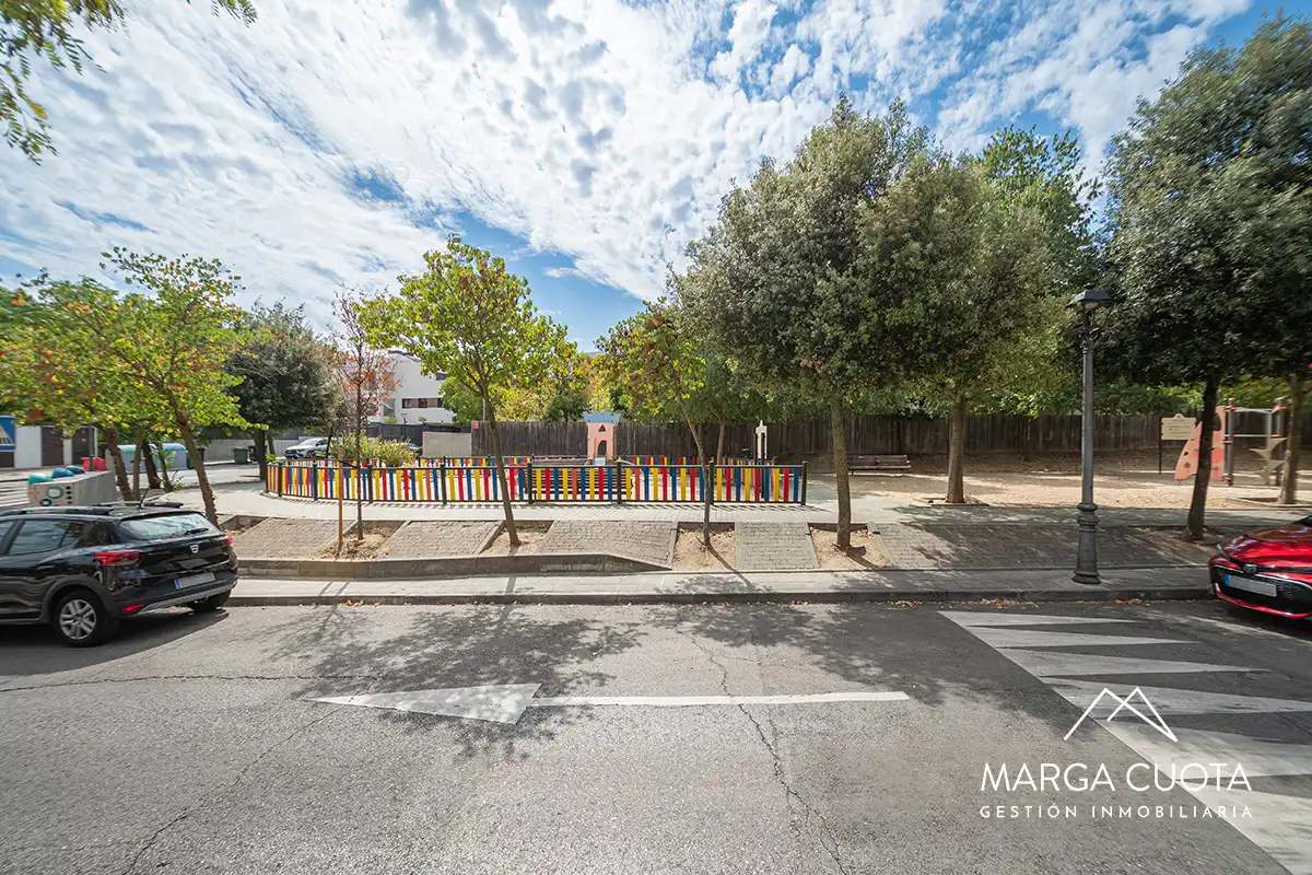 Außenansicht von Dachboden zur Miete in Pozuelo de Alarcón mit Klimaanlage, Heizung und Möbliert