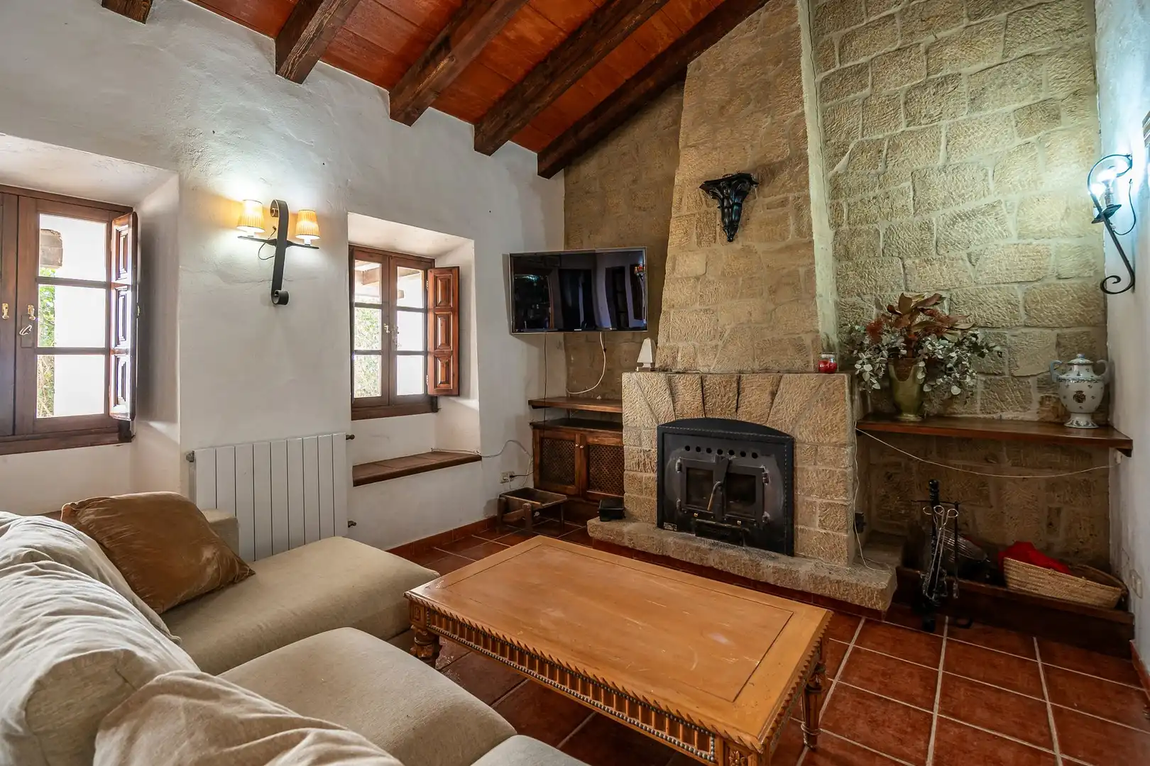 Living room of Country homes for sale in Villanueva de la Concepción  with Terrace