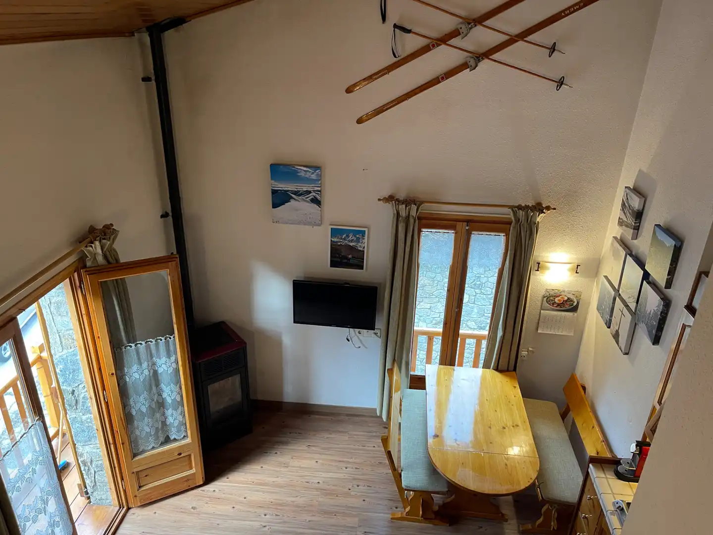 Sala d'estar de Àtic en venda en Setcases amb Calefacció, Parquet i Traster