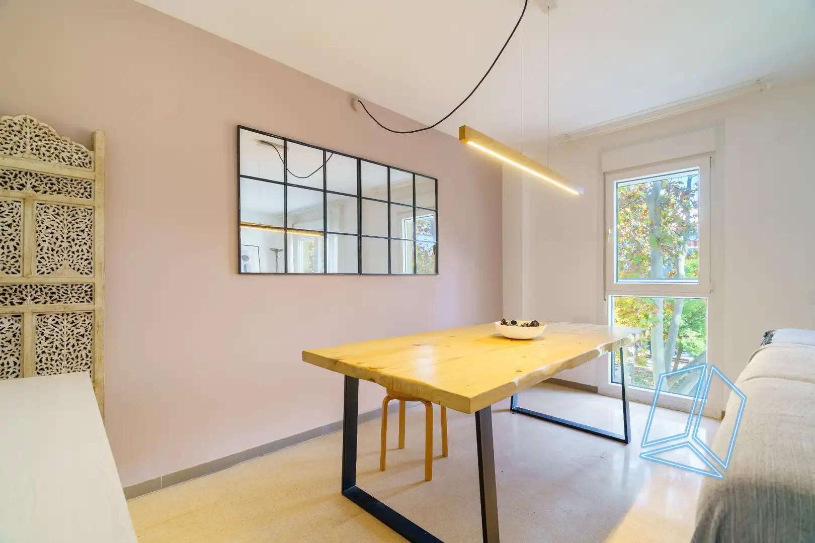 Dining room of Flat for sale in Barcelona  with Furnished, Oven and Washing machine