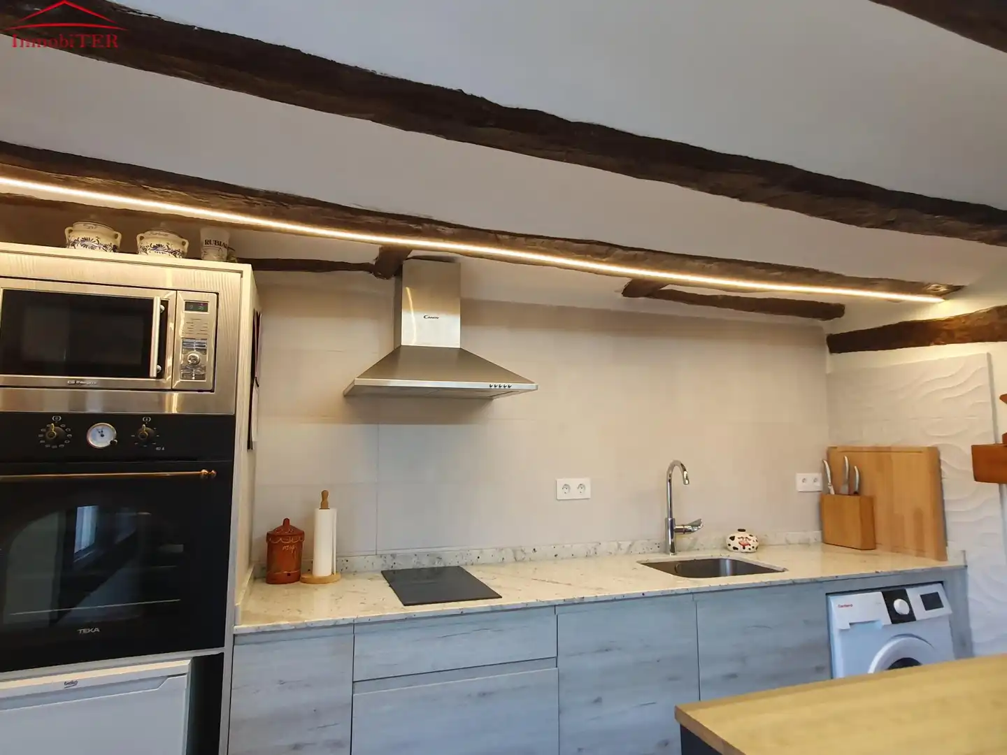 Cocina de Casa o chalet en venta en Rubiales con Calefacción, Jardín privado y Trastero