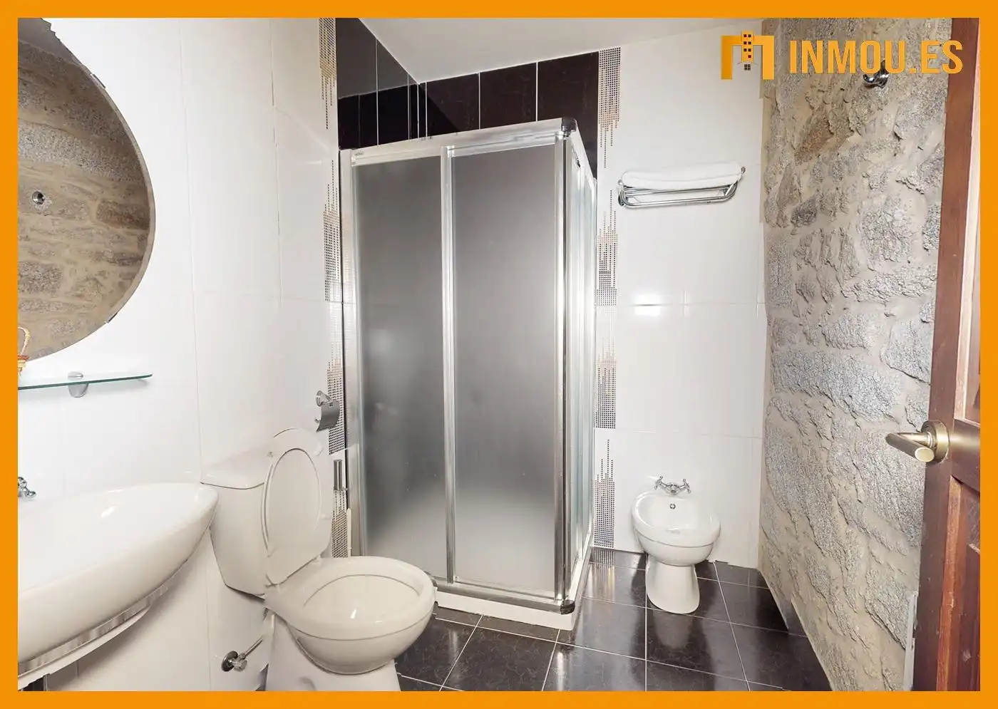Badezimmer von Haus oder Chalet zum Verkauf in O Irixo mit Heizung