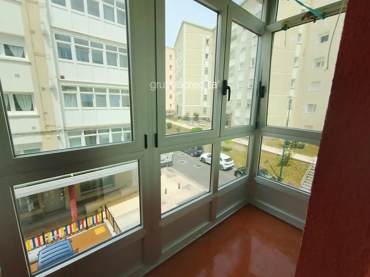Vista exterior de Pis en venda en Lugo amb Terrassa i Balcó