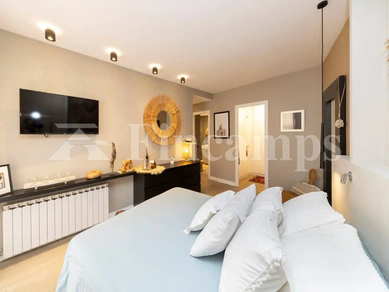 Bedroom of Attic for sale in Sabadell  with Air Conditioner, Heating and Parquet flooring