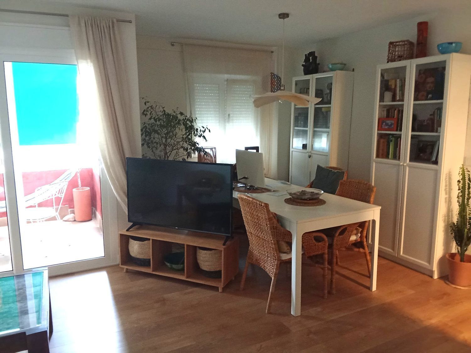 Living room of Flat for sale in Alicante / Alacant  with Air Conditioner, Private garden and Terrace