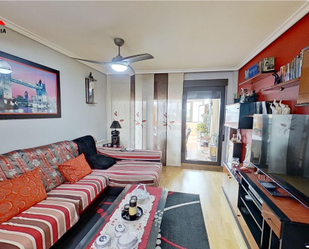 Living room of Single-family semi-detached for sale in  Albacete Capital  with Air Conditioner and Balcony