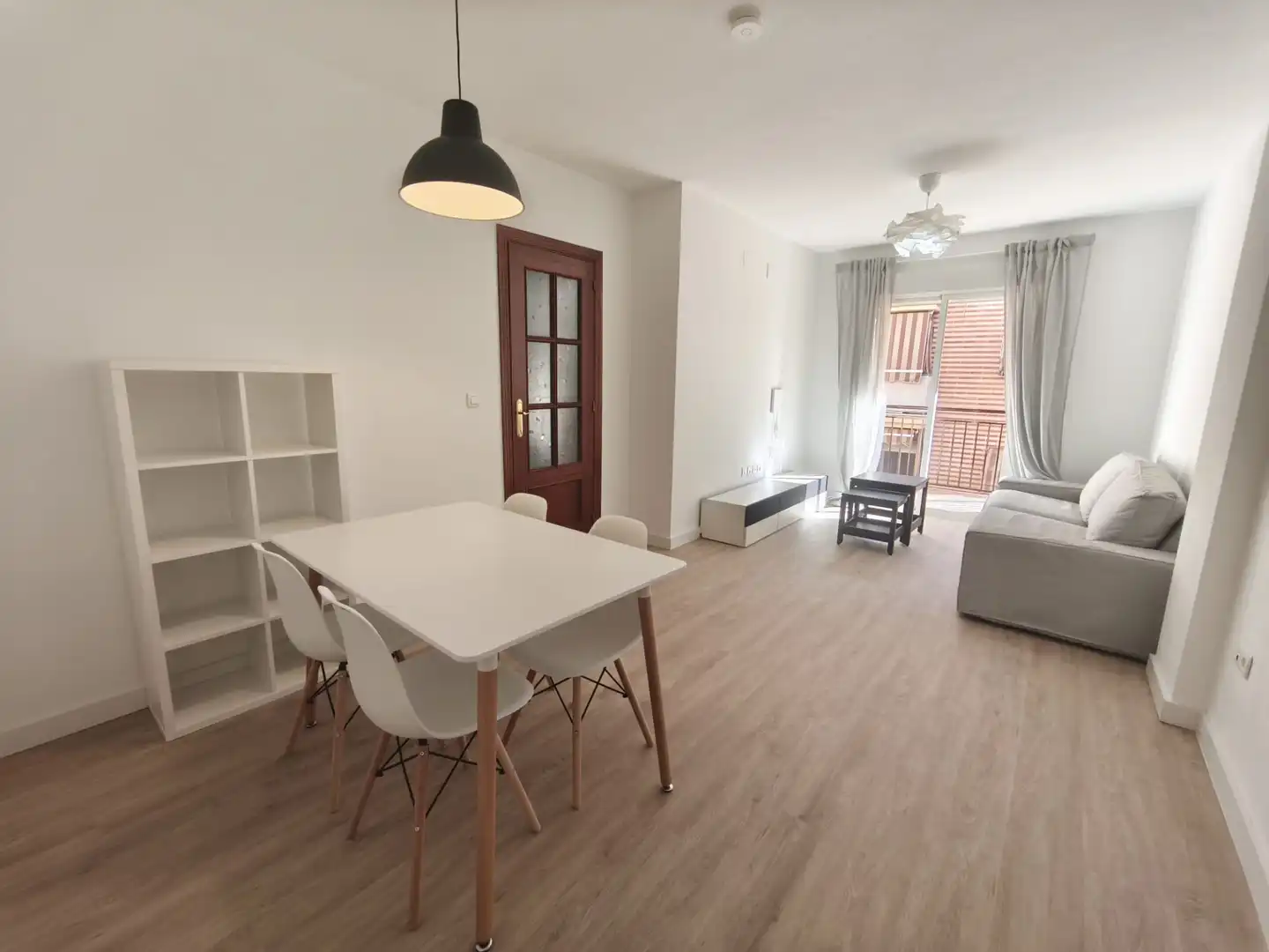 Wohnzimmer von Wohnung zur Miete in Santa Fe mit Parkett, Terrasse und Möbliert