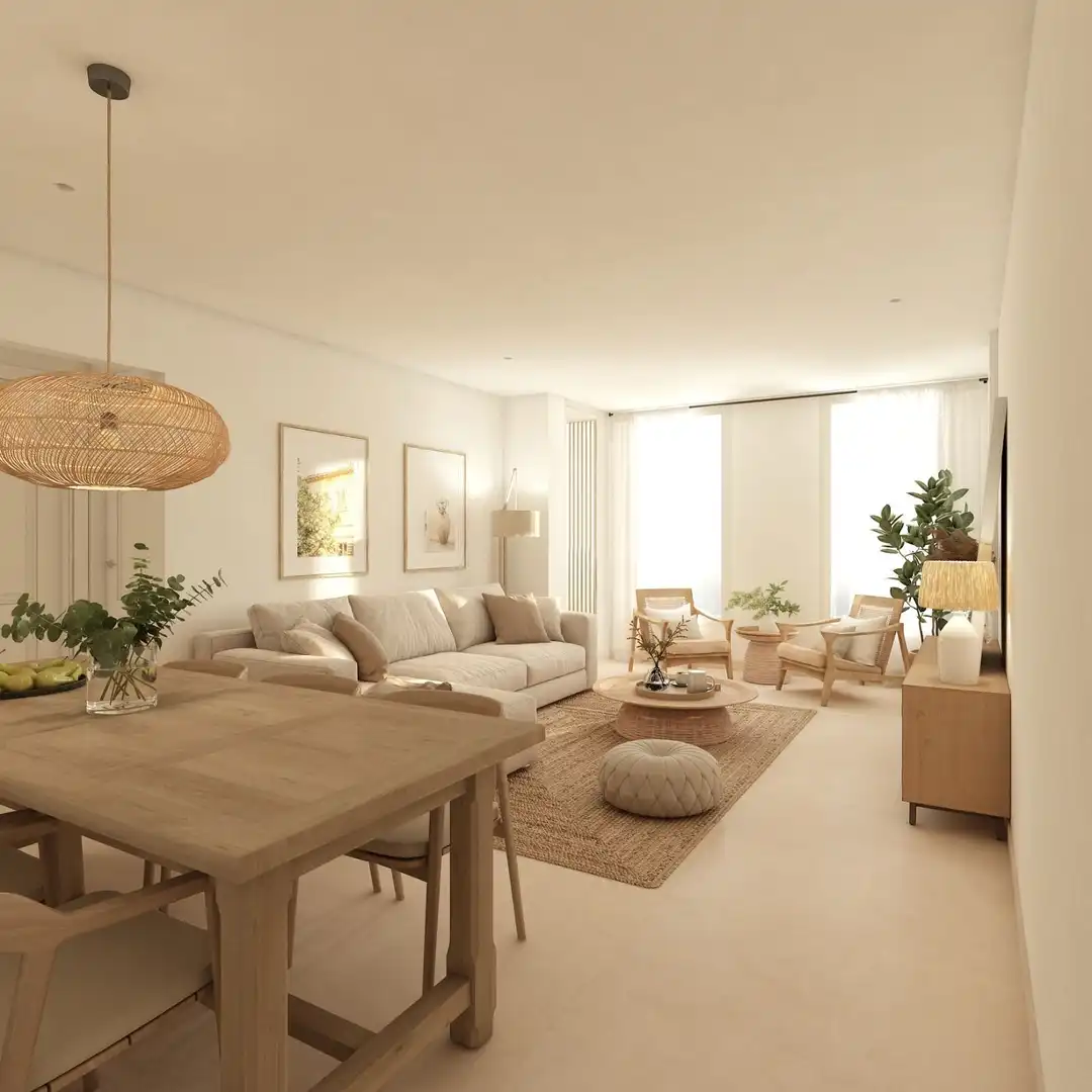 Sala de estar de Piso en venta en Es Mercadal con Aire acondicionado, Terraza y Piscina comunitaria