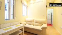 Living room of Flat to rent in  Madrid Capital  with Air Conditioner, Heating and Furnished