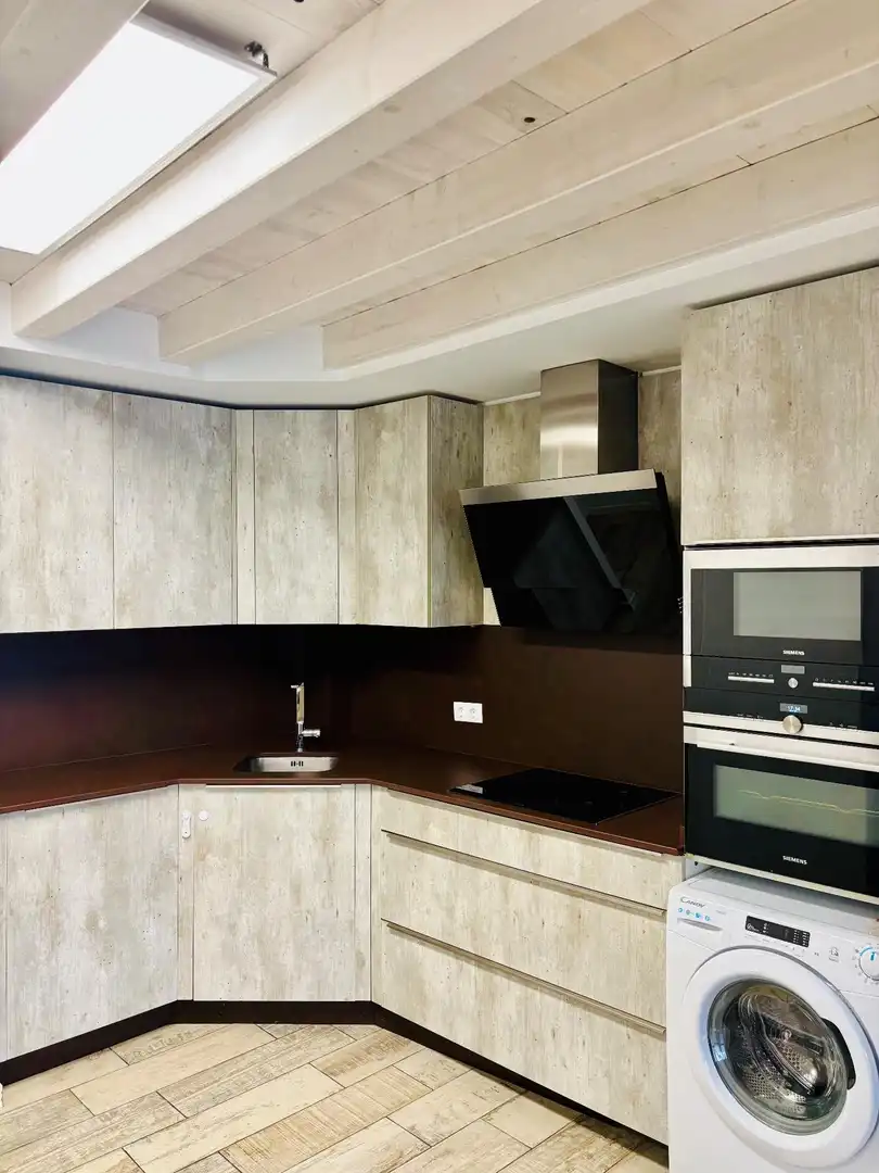 Kitchen of Flat for sale in  Pamplona / Iruña  with Heating, Furnished and Balcony