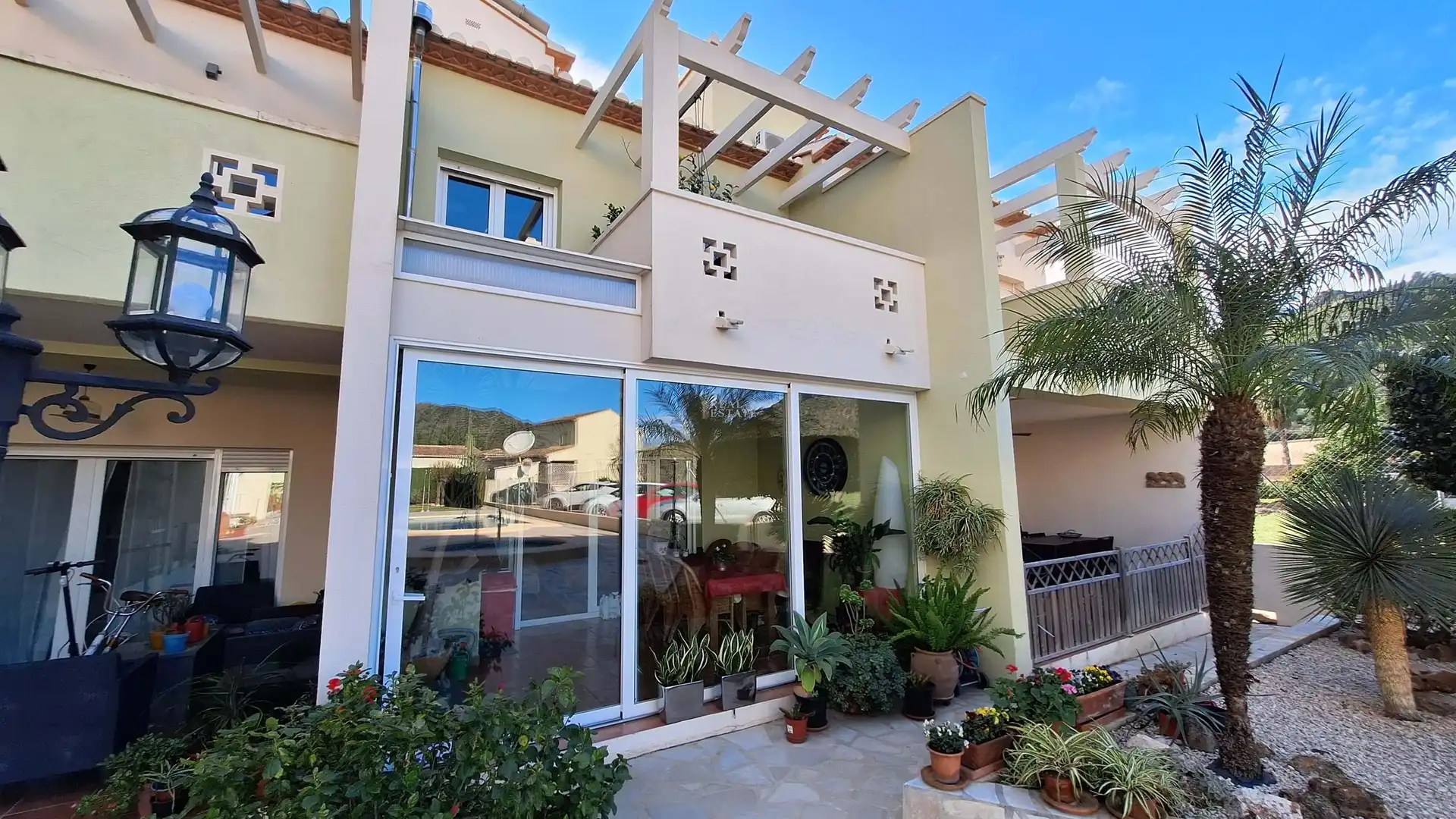 Exterior view of Detached homes for sale in El Ràfol d'Almúnia  with Air Conditioner, Terrace and Swimming Pool