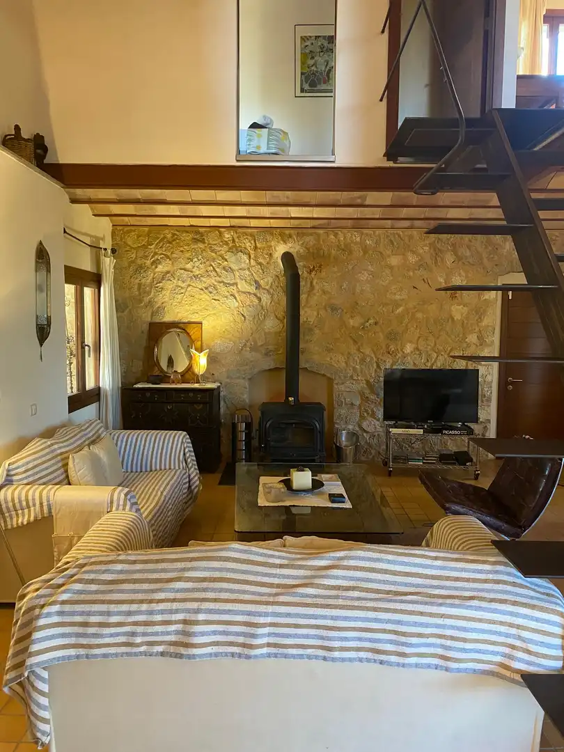 Sala de estar de Casa o chalet de alquiler en Santa María del Camí con Terraza y Balcón