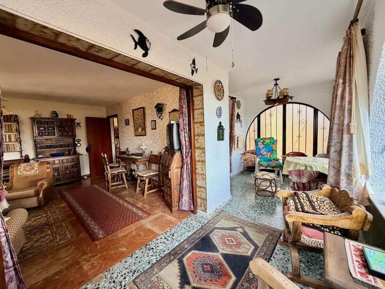 Sala de estar de Casa o chalet en venta en La Nucia con Jardín privado, Terraza y Trastero