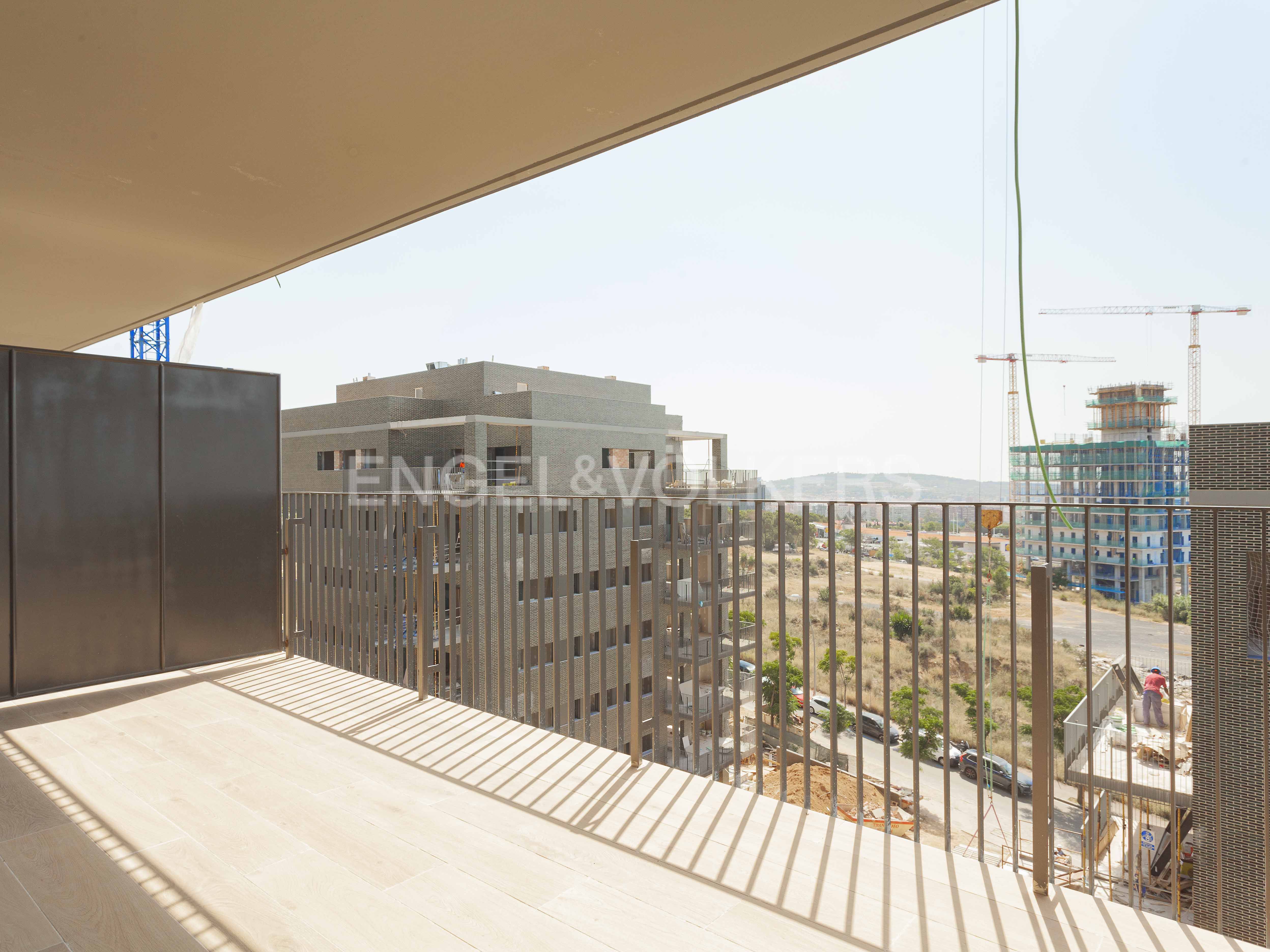 Terrace of Apartment to rent in Esplugues de Llobregat  with Air Conditioner, Heating and Parquet flooring
