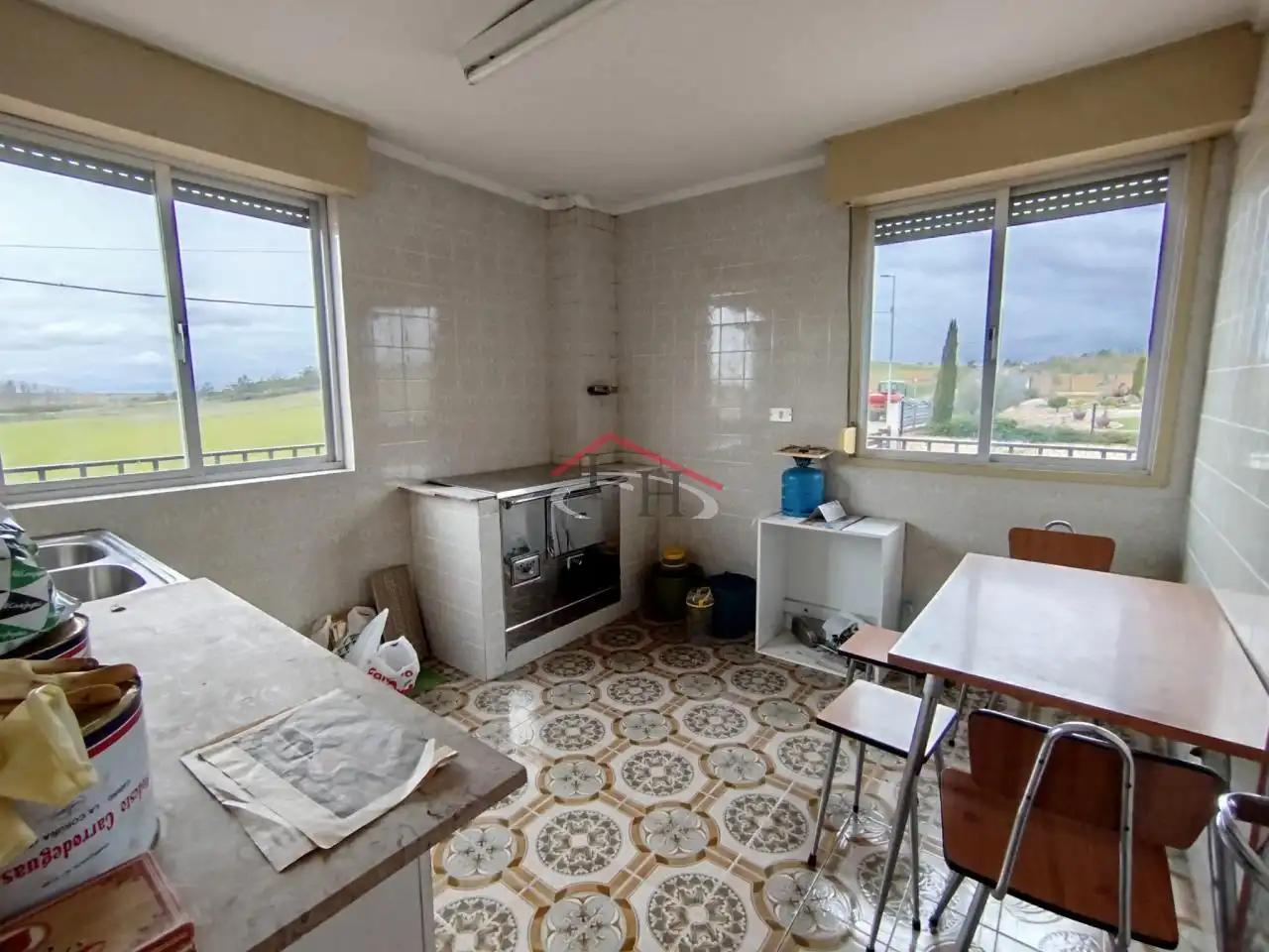 Cuina de Casa o xalet en venda en Vegas del Condado amb Calefacció, Jardí privat i Terrassa