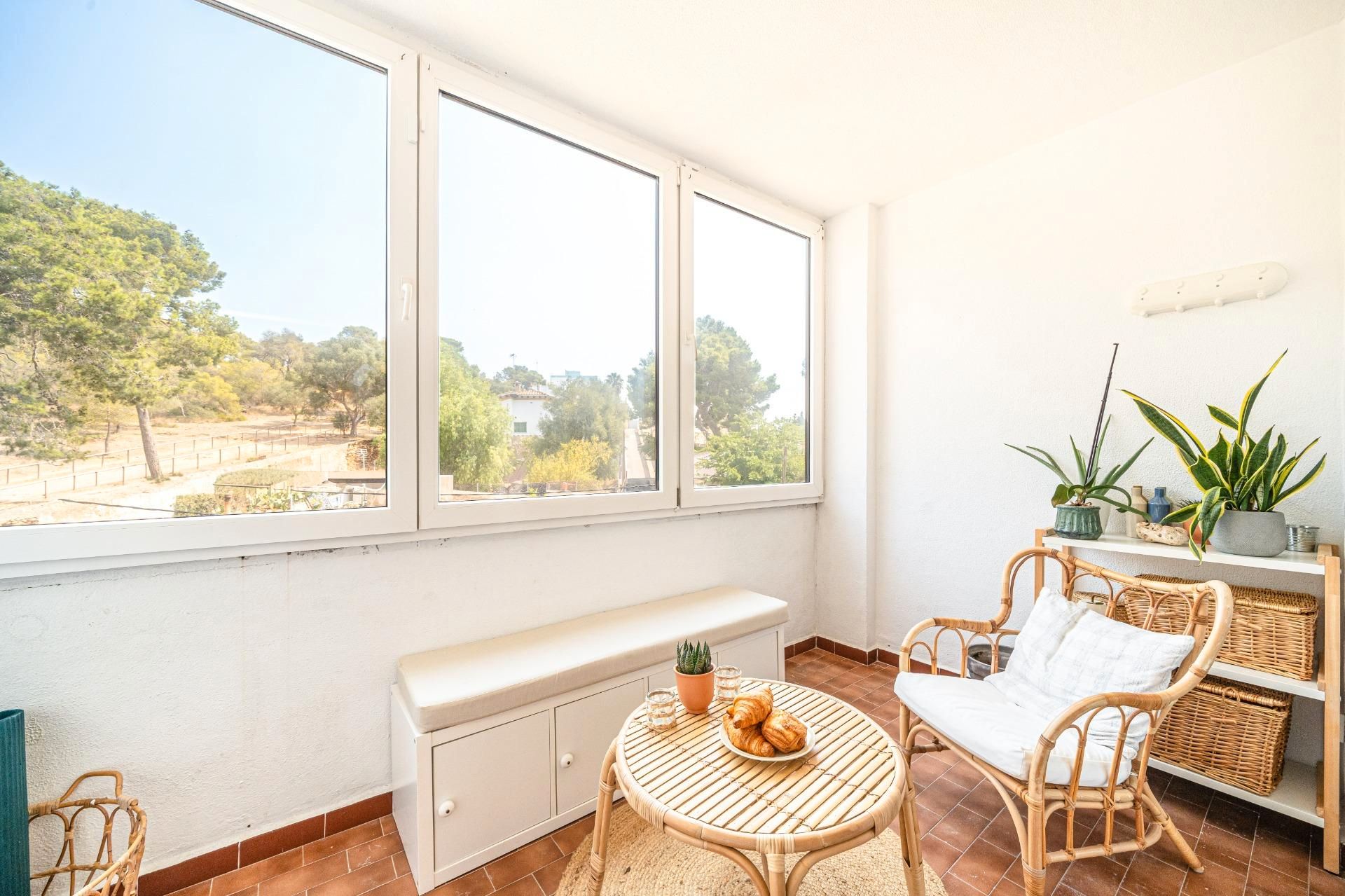 Bedroom of Flat for sale in  Palma de Mallorca  with Heating, Terrace and Furnished