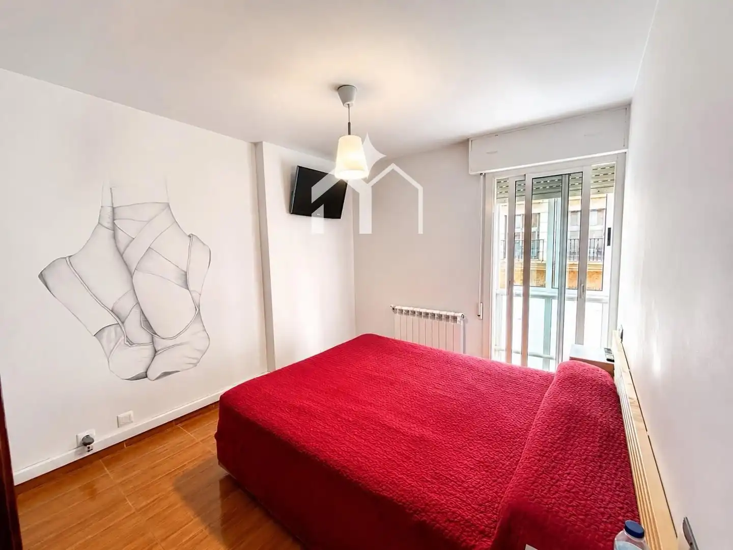 Bedroom of Flat for sale in Marín  with Heating, Storage room and Furnished