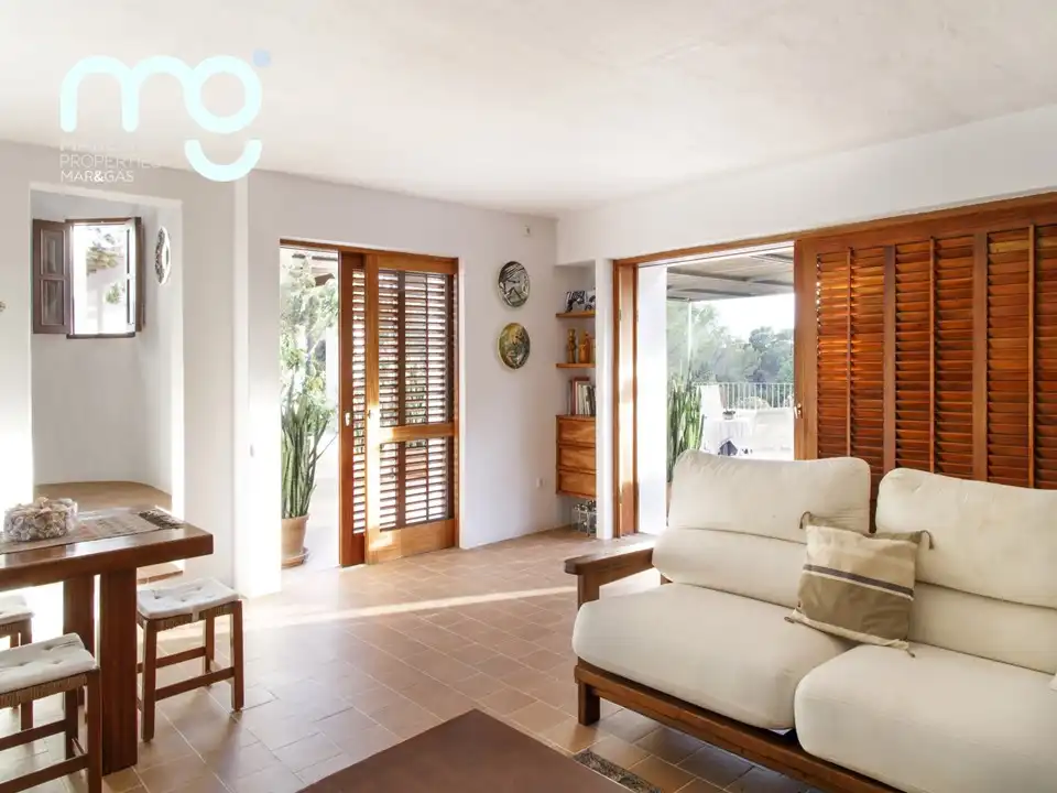Living room of Country homes for sale in Andratx  with Air Conditioner, Heating and Private garden