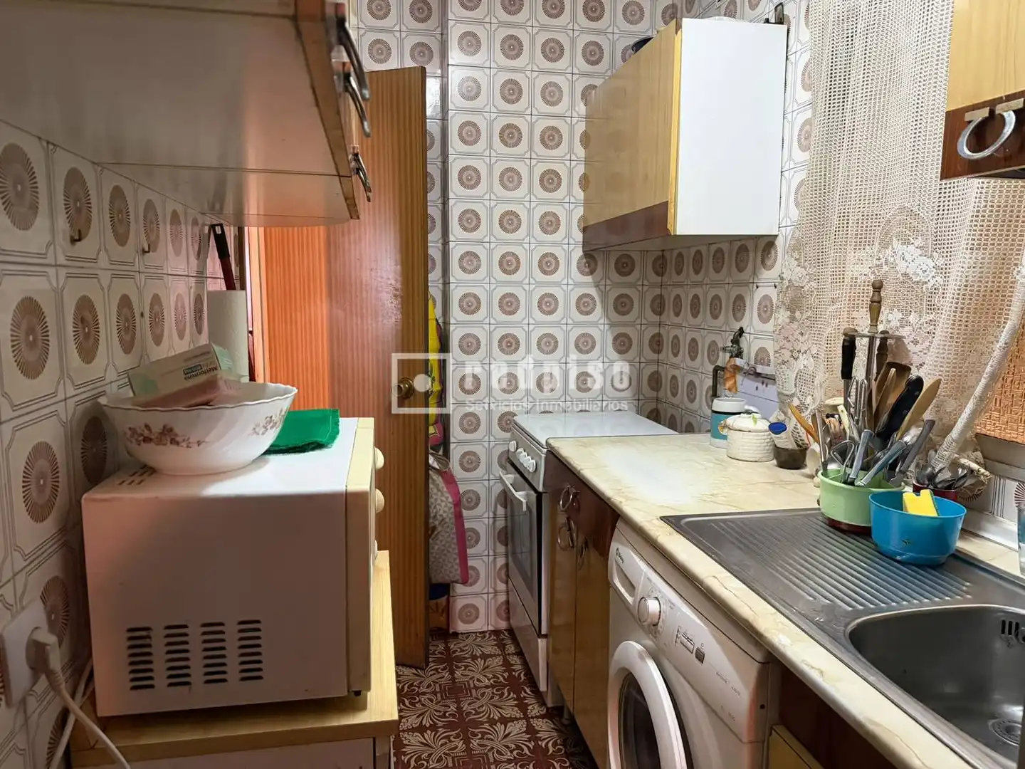 Kitchen of Flat for sale in Madrid  with Heating, Private garden and Parquet flooring