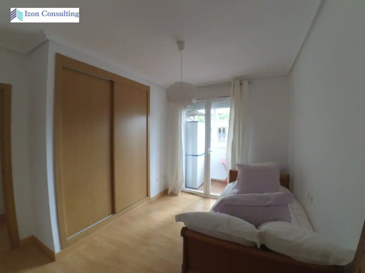 Bedroom of Apartments for rent in Albacete  with Air Conditioner, Heating and Furnished