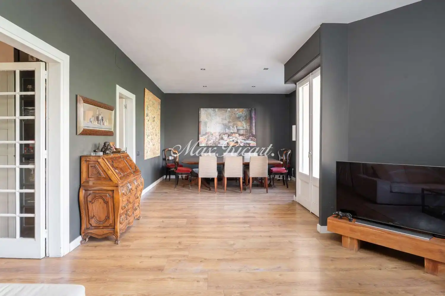 Dining room of Flat for sale in Barcelona  with Heating, Terrace and Balcony