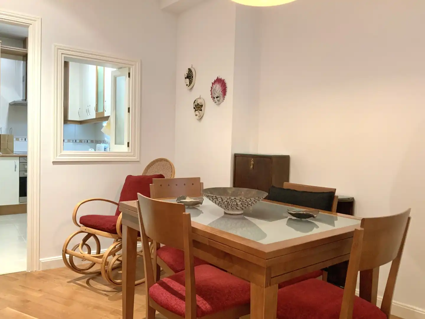 Dining room of Flat for rent in Madrid  with Air Conditioner, Heating and Furnished
