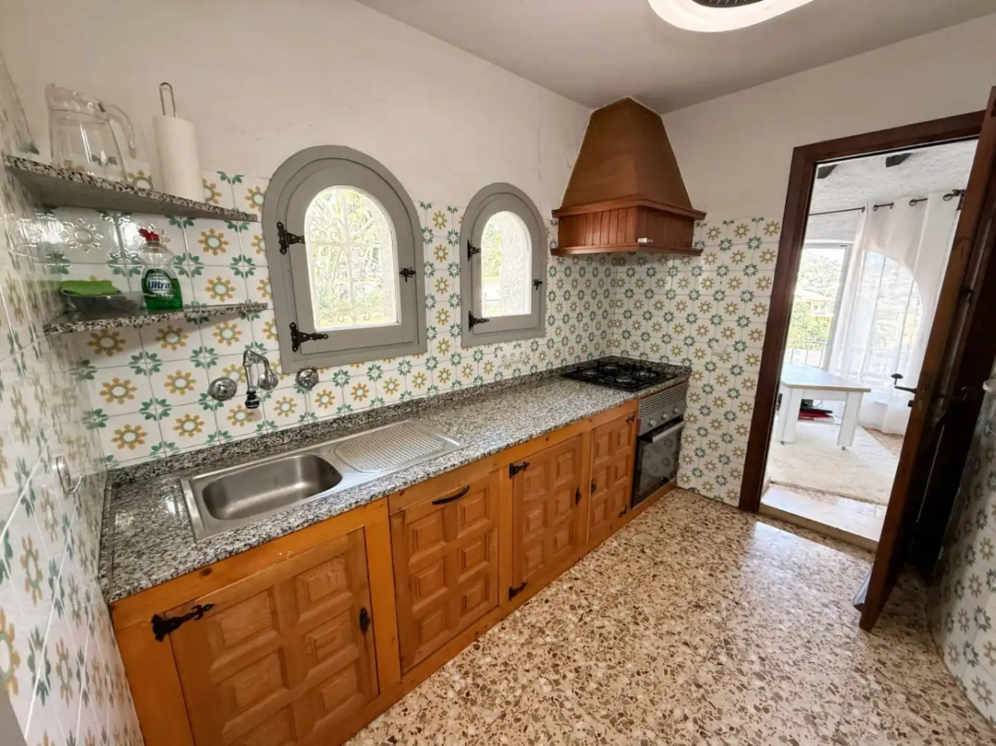 Cuina de Casa o xalet en venda en Calpe / Calp amb Aire condicionat, Calefacció i Jardí privat