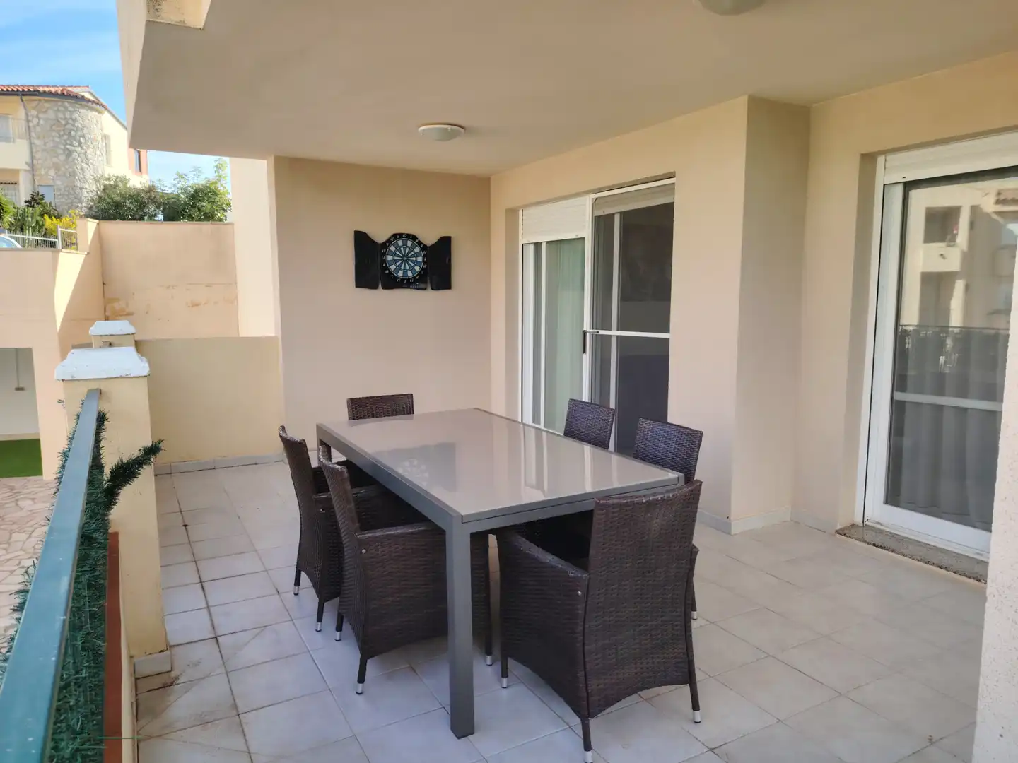 Terrassa de Apartament en venda en Peñíscola / Peníscola amb Terrassa, Moblat i Rentadora