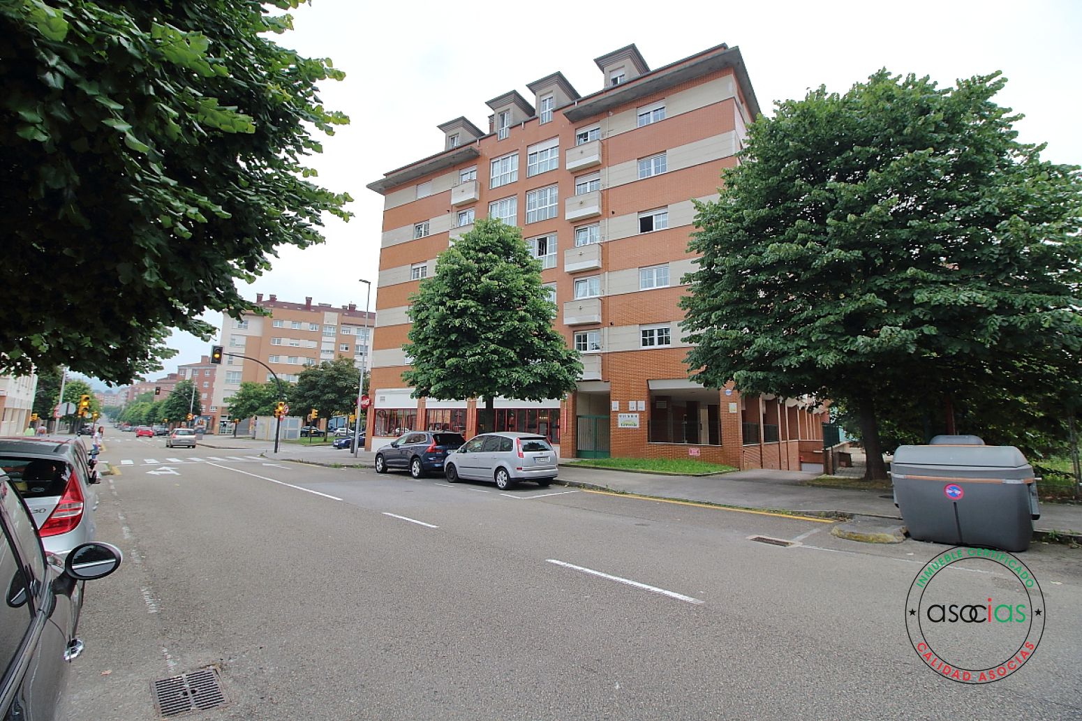 Exterior view of Flat for sale in Gijón   with Heating, Private garden and Parquet flooring