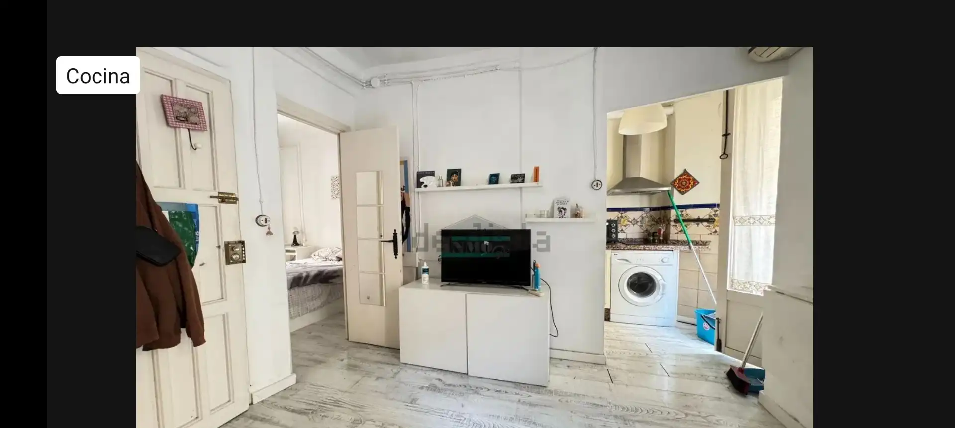 Kitchen of Flat for sale in  Granada Capital  with Air Conditioner and Balcony