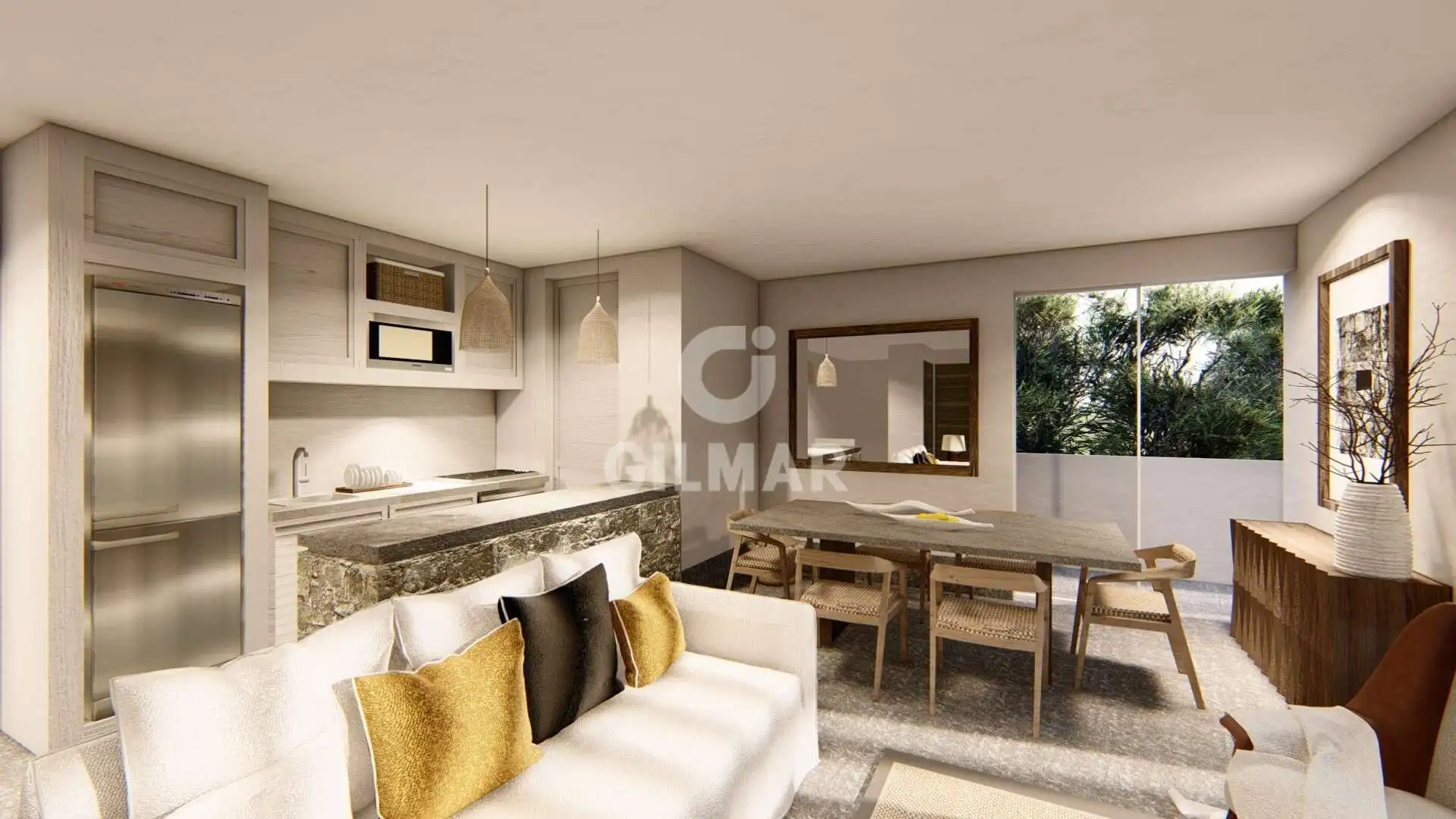 Living room of Flat for sale in Tarifa  with Heating, Private garden and Swimming Pool