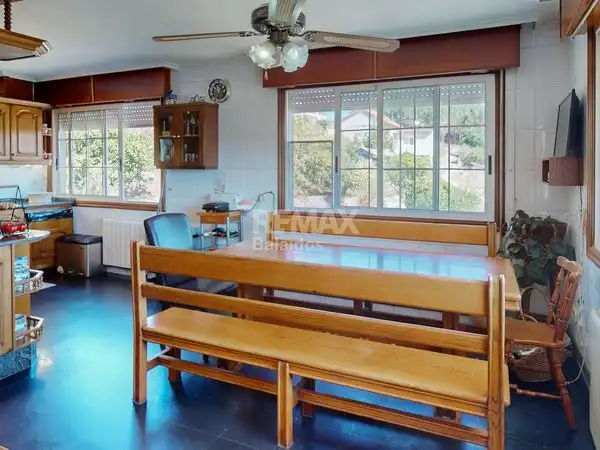 Dining room of Houses for sale in Baiona  with Heating, Private garden and Parquet flooring