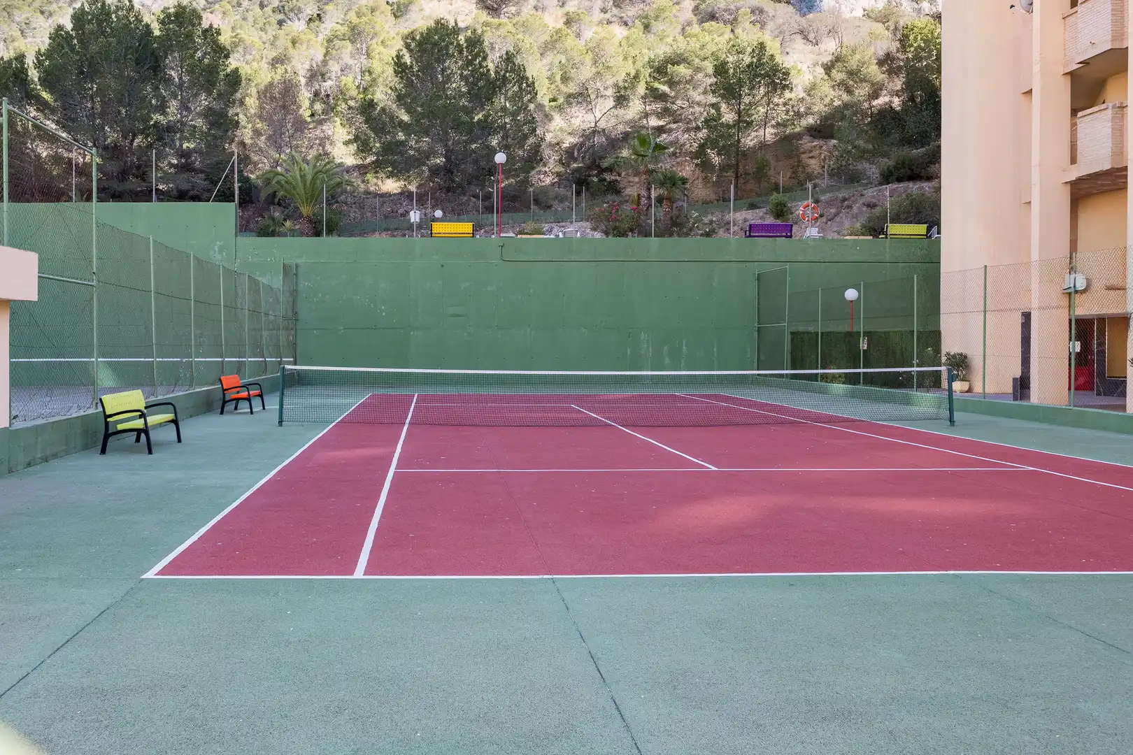 Terraza de Apartamento en venta en Benidorm con Piscina, Amueblado y Piscina comunitaria