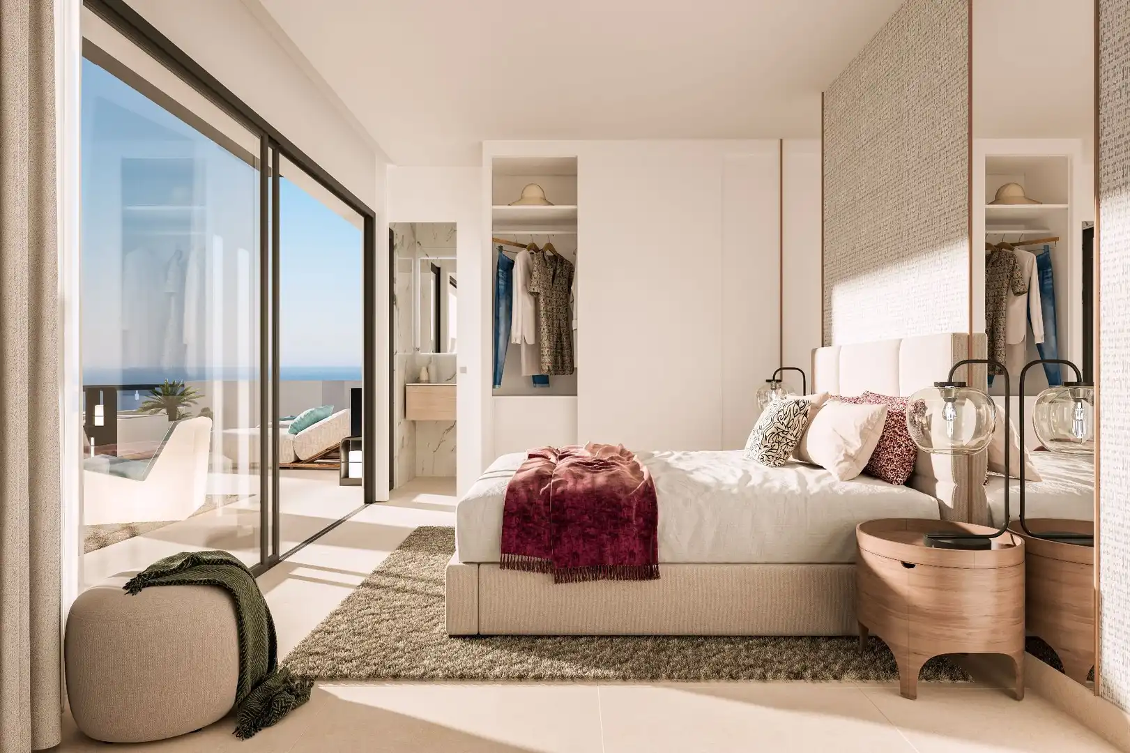 Bedroom of Flat for sale in Torrox  with Air Conditioner, Storage room and Community pool