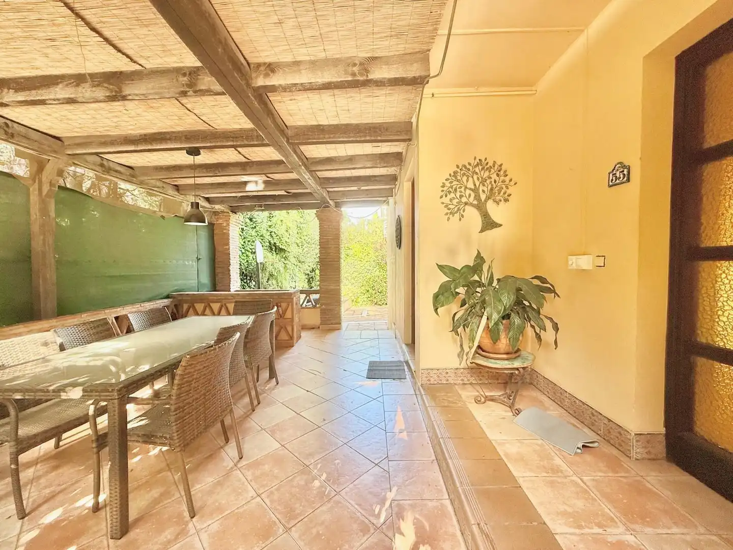 Terrace of Detached homes for sale in Mijas  with Air Conditioner, Heating and Private garden