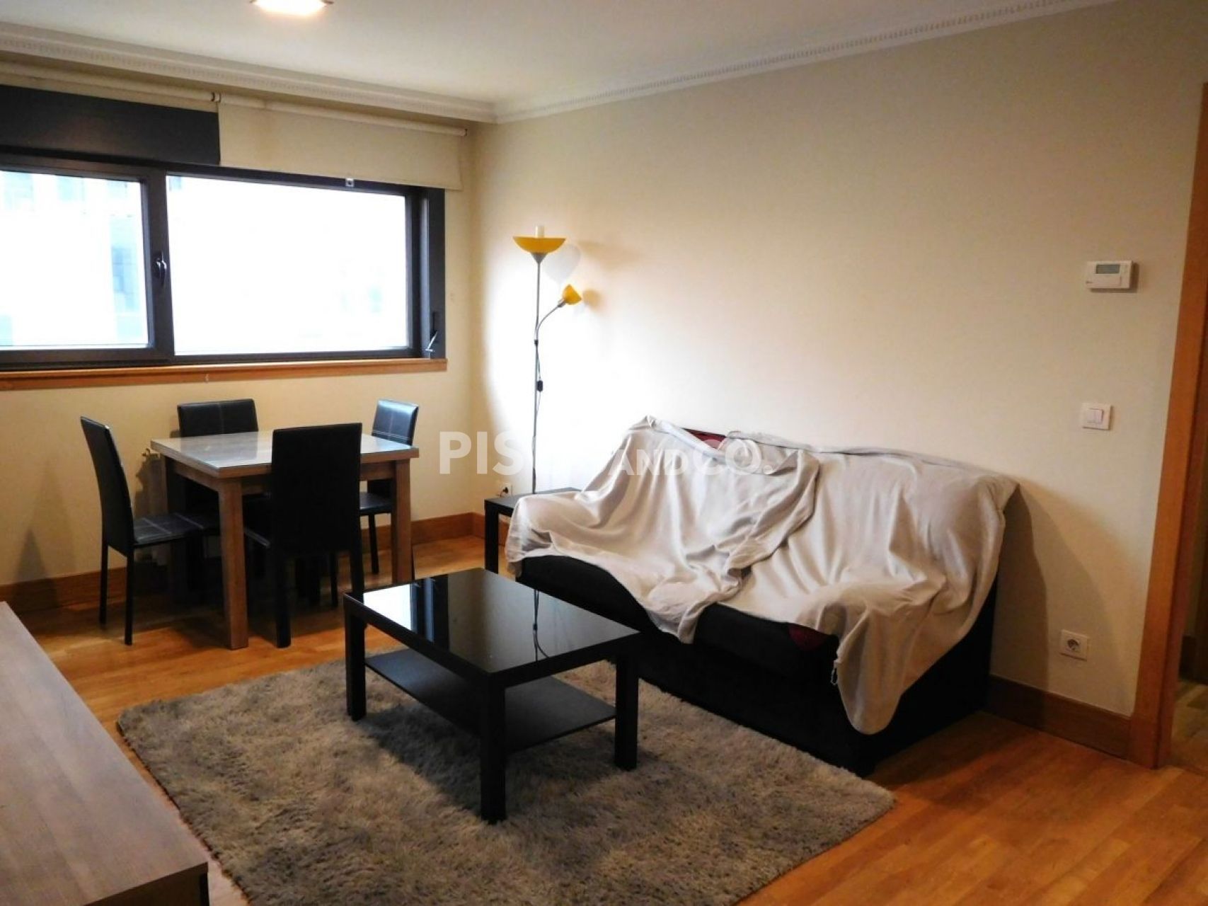 Living room of Flat for sale in A Coruña Capital   with Heating, Storage room and Furnished