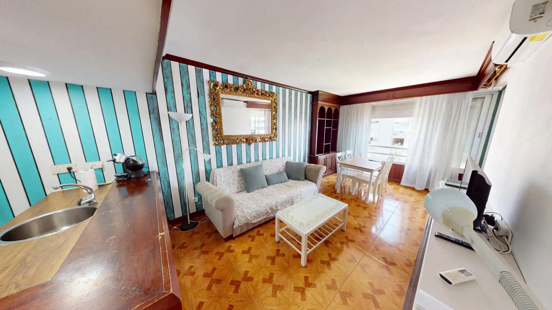 Living room of Flat for sale in Benalmádena  with Air Conditioner, Heating and Private garden