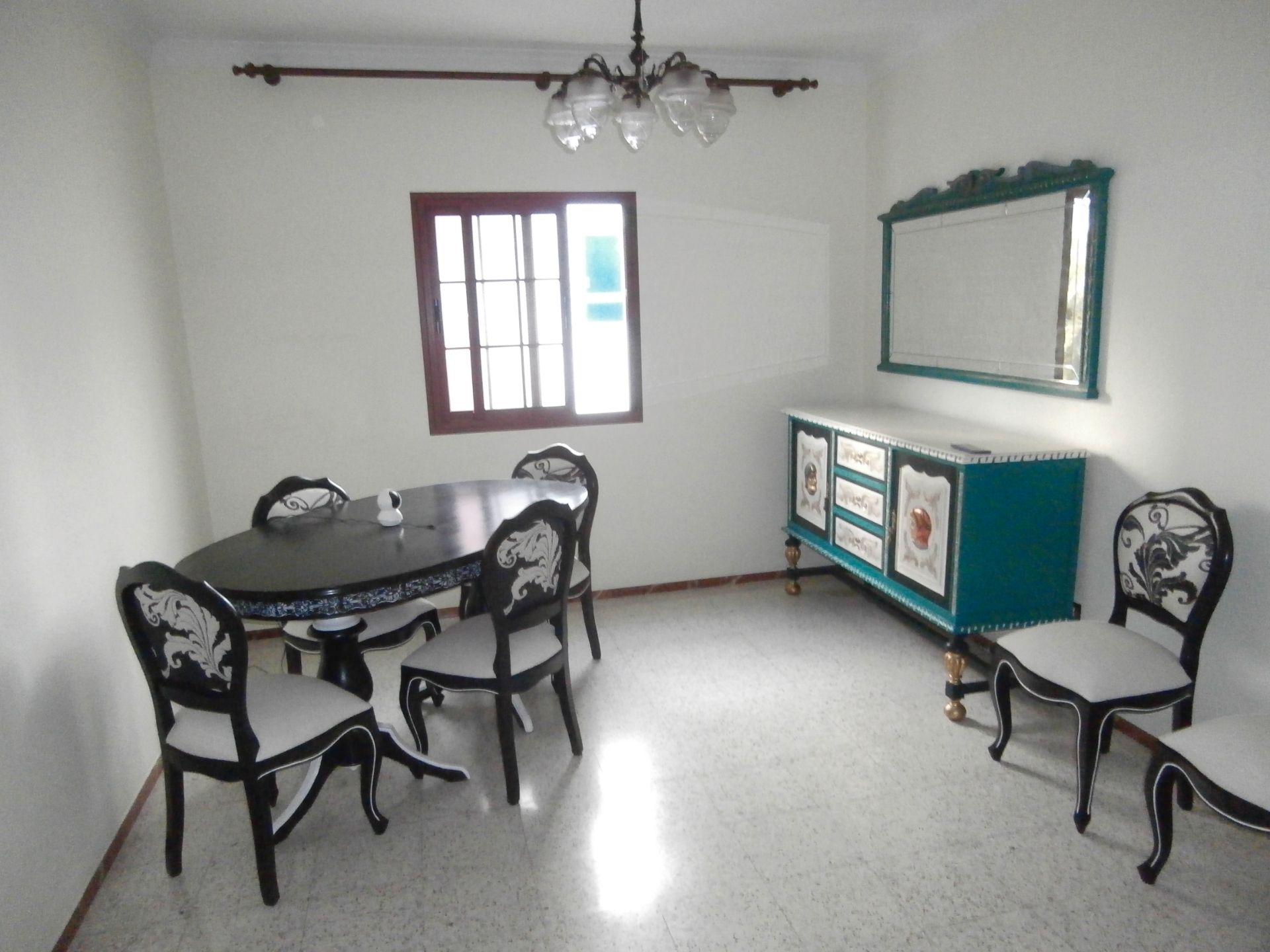 Dining room of Flat to rent in Moya (Las Palmas)  with Furnished, Oven and Washing machine