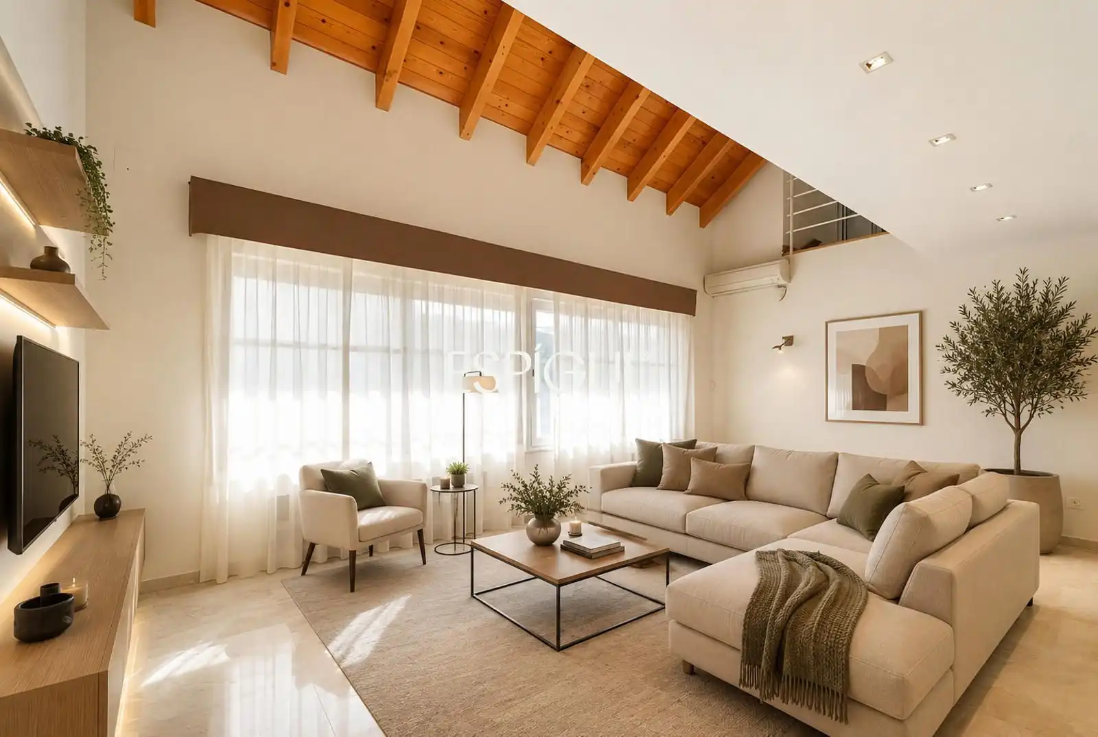 Sala de estar de Casa o chalet en venta en Sant Cugat del Vallès con Aire acondicionado, Calefacción y Trastero