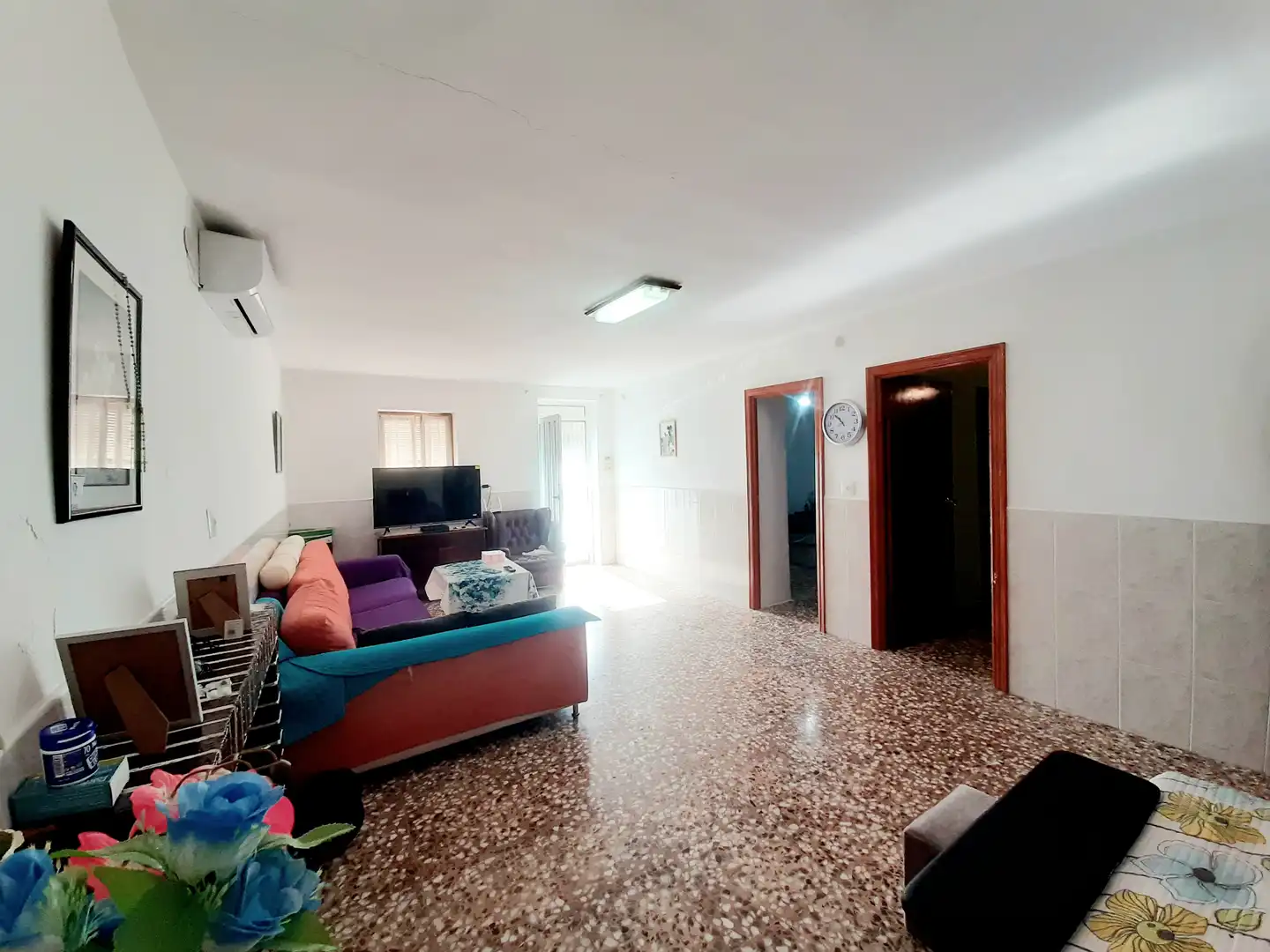 Sala d'estar de Casa adosada en venda en Mula amb Aire condicionat, Calefacció i Jardí privat