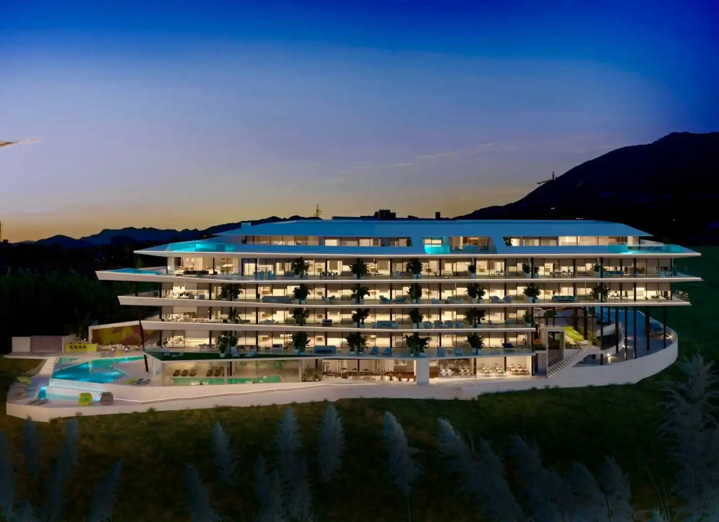 Penthouse mit Pool zum Verkauf in Las Gaviotas  - Carvajal