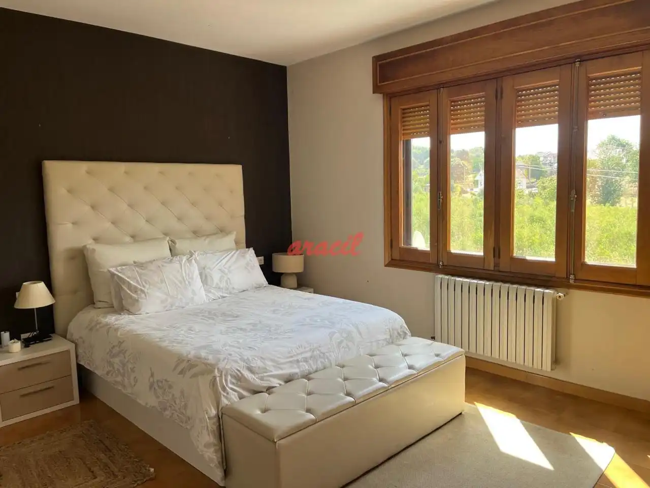 Dormitori de Casa o xalet de lloguer en Ourense Capital  amb Calefacció, Jardí privat i Terrassa