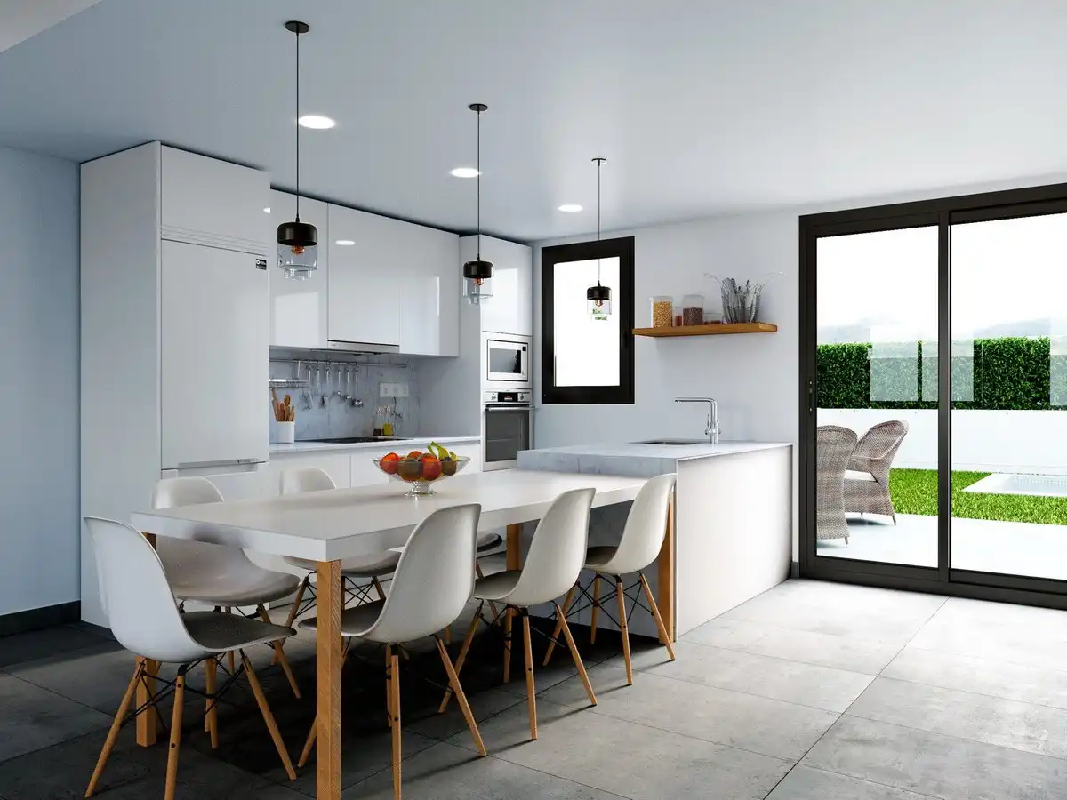 Cocina de Casa o chalet en venta en Cartagena con Jardín privado y Piscina