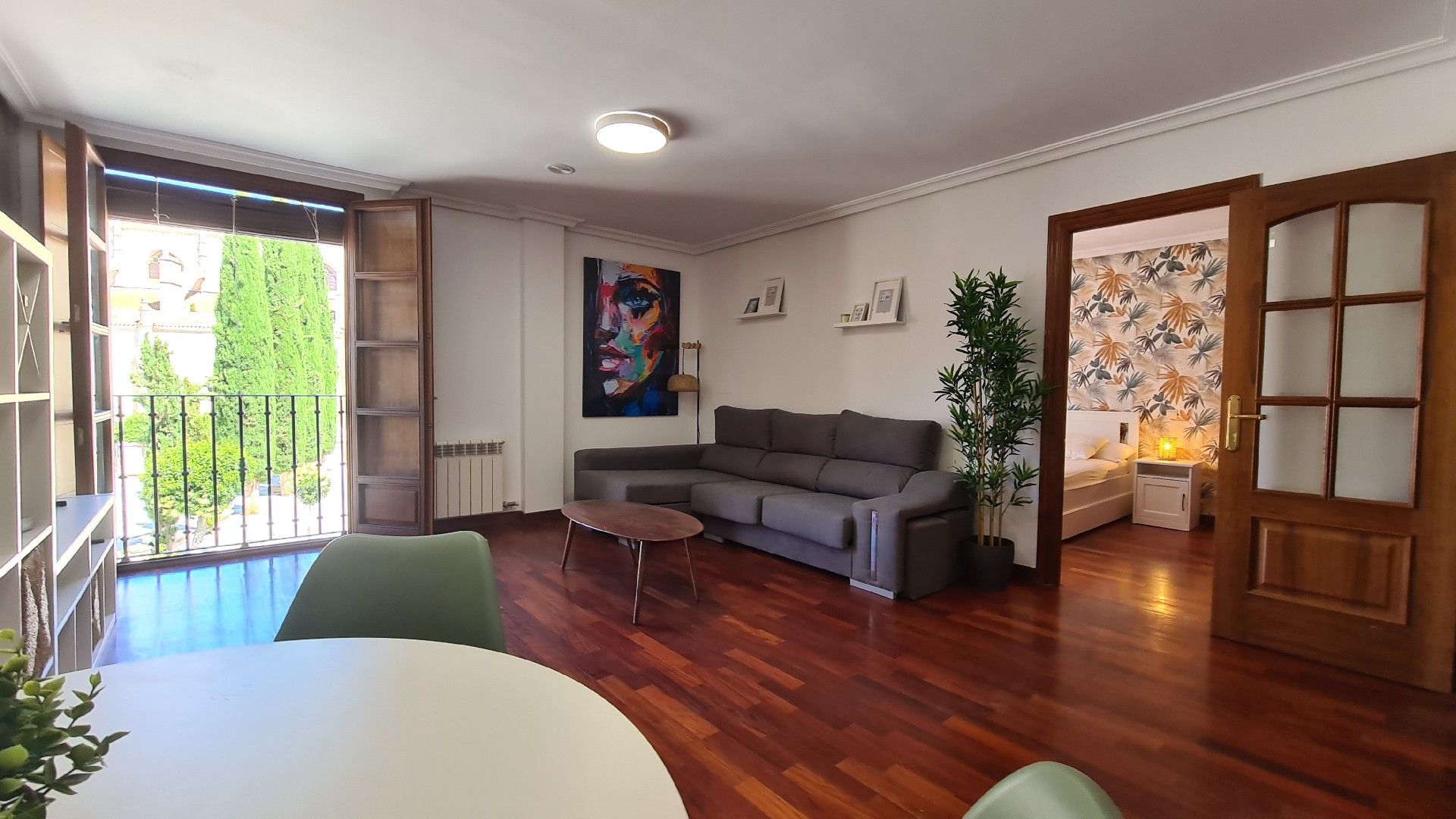 Sala d'estar de Apartament de lloguer en Palencia Capital amb Calefacció i Moblat